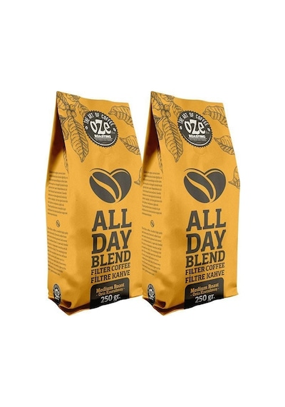 Oze All Day Blend Filtre Kahve 2'li 250G Çekirdek
