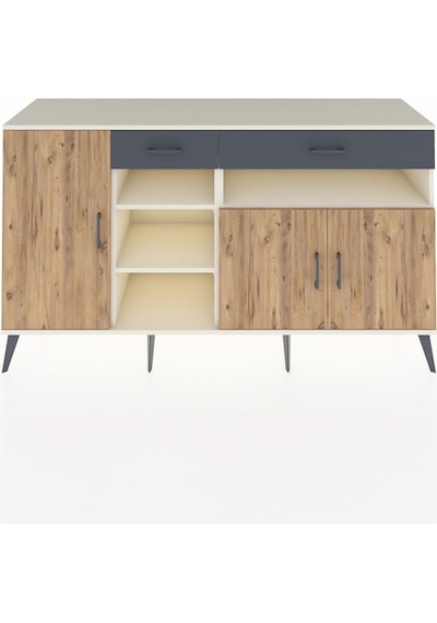 Hyperion Konsol 5 Raflı 2 Çekmeceli 3 Kapaklı 176x44x99 Aytaşı-ça Aytaşı-çam/antrasit Hyperion Konsol 5 Raflı 2 Çekmeceli 3 Kapaklı 176x44x99 Aytaşı-ça Aytaşı-çam/antrasit