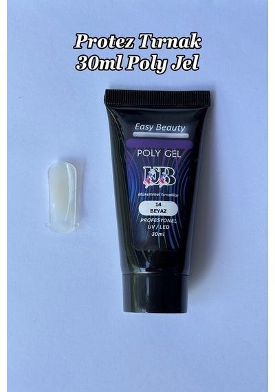 30ml Beyaz Protez Tırnak Jeli Poly Jel Tırnak Uzatma Jeli Polygel Polijel Poly Gel Beyaz