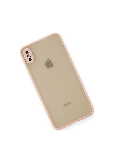 Gld-spt- Newface Apple Uyumlu iPhone Xs Max Kılıf Montreal Silikon Kapak - Pembe
