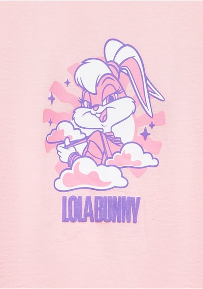 Mavi - Lola Bunny Baskılı Pembe Tişört 7610415-71007 Pembe