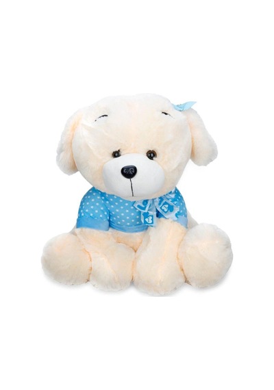 1033 Peluş Oturan Köpek 55 Cm Çok Renkli