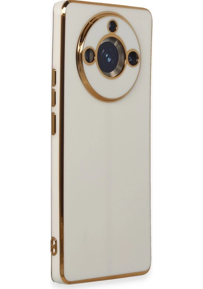 Gld-spt- Newface Realme 11 Pro Kılıf Volet Silikon - Beyaz