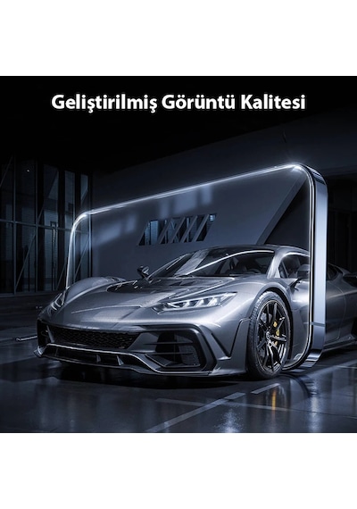 Baseus Crystalline Apple, Uyumlu iPhone 15 Hd Tempered Full Koruma Cam Ekran Koruyucu- 5775