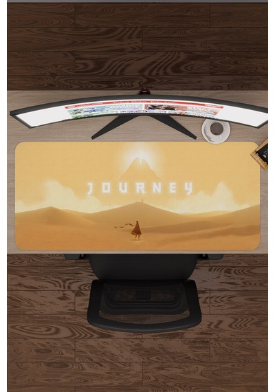 Journey Kaymaz Dikişli Kauçuk Oyuncu Mousepad V2 - 90x40 Xxl Gaming Mouse Pad Fare Altlığı