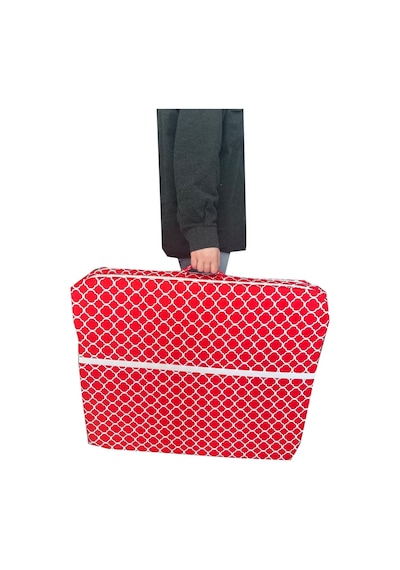 Tek Kişilik Katlanır Yer Yatağı Sünger Yatak 70x180x6 Cm-kırmızı Çatı