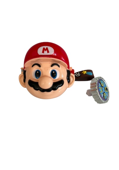 Süper Mario Beyblade Topaç Fırlatan Anahtarlık Oyuncak Maryo 10 Cm Mario