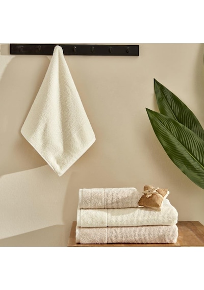 Karaca Home Doana Bej 4 Parça Hamam Seti Bej