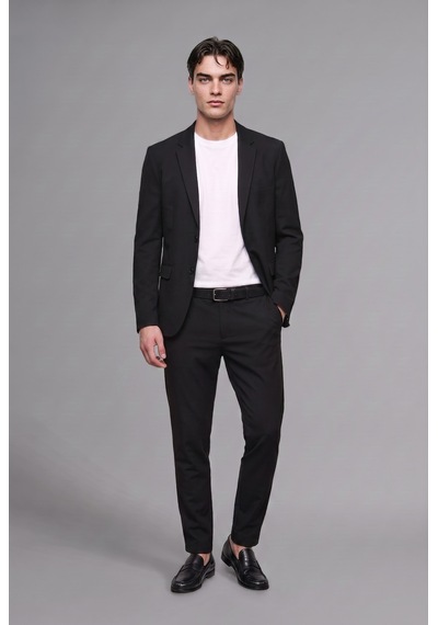 Defacto Modern Fit Penye Cepli Blazer Ceket F2347ax26aubk27 Siyah-bk27