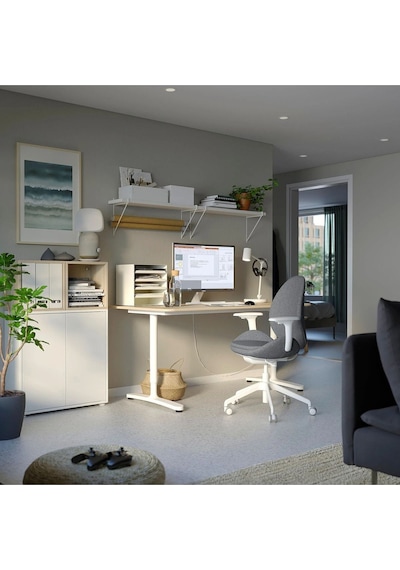Gunnared Orta Gri-beyaz Çalışma Sandalyesi Ergonomik Ofis Koltuğu Gunnared Orta Gri-beyaz Çalışma Sandalyesi Ergonomik Ofis Koltuğu