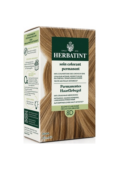 Herbatint Saç Boyası 8d Light Golden Blonde Açık Altın Sarısı 170 Ml