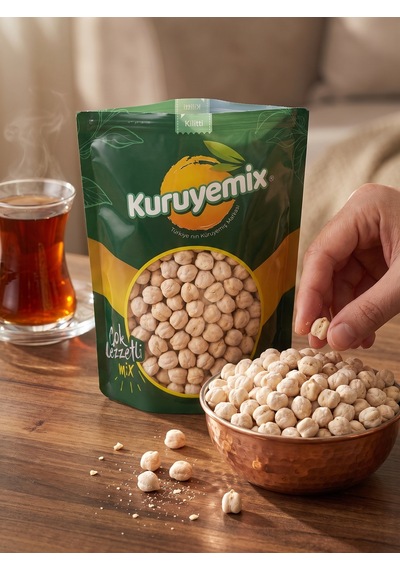Taptaze Leblebi Kavrulmuş Tuzsuz - İri Taneli Ve Lezzet Garantili 500g 500 G