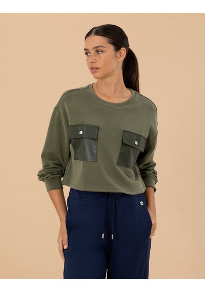 Pierre Cardin Kadın Kahverengi Sweatshirt 50273759-vr238 Kahverengi