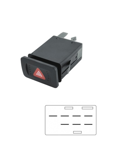 Kraw Flaşör Anahtarı Vw Golf Iv & Bora Uyumlu 7 Pin