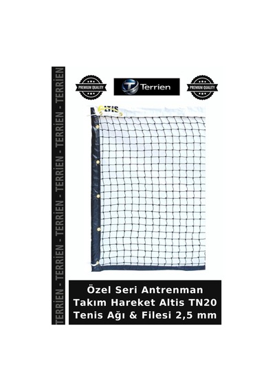 Özel Seri Antrenman Takım Hareket Altis Tn20 Tenis Ağı & Filesi 2,5 Mm
