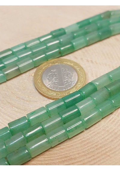Aventurin Taşı Silindir Kesim 5.5x7.5mm Dizi 49310