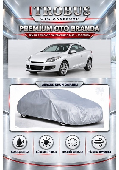 Renault Megane Coupé/cabrio 2010 Ve Sonrası Uyumlu Premium Araba Brandası Oto Branda Sd3 Beden