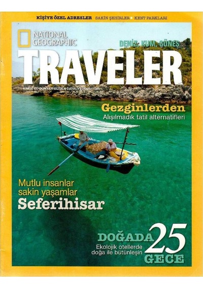 National Geographic Türkiye - Traveler Gezginlerden Alışılmadık Tatil Alternatifleri Retro Koleksiyon Eski Sayı 2013
