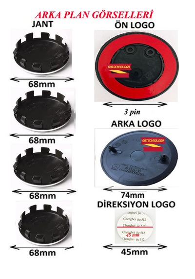 F30 Serisi Uyumlu Logo Seti 7 Parça Mavibeyaz F30 Set
