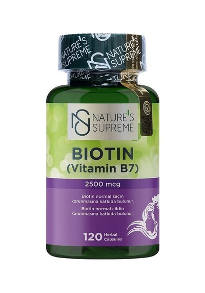 Nature'S Supreme Biotin 2500 Mcg 120 Kapsül
