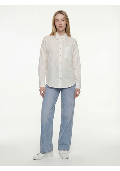 LOFT Loose Fit Kadın Gömlek U.kol Lf2042160 Q1.v1 Beyaz