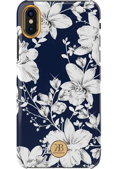 Kingxbar Apple  Uyumlu  iPhone Xs Max Çiçek Desenli Arka Koruma