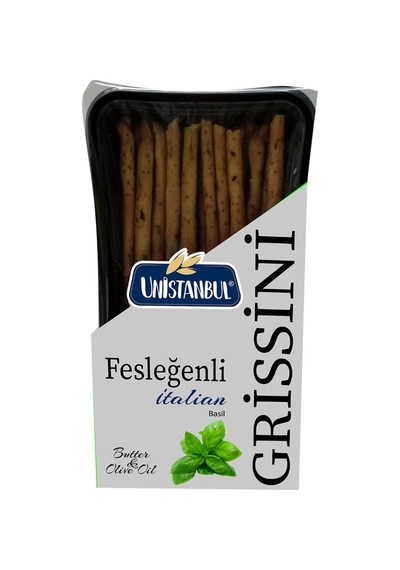 Unistanbul Fesleğenli Grissini 130 G - 6 Adet Tarı