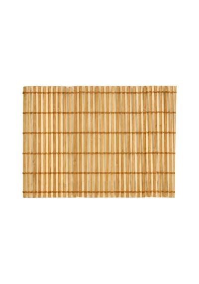 Bambu Amerikan Servis Sofra Altlığı Doğal Görünümlü Rulo Tasarım 43 X 30 Cm 2 Mm Kalınlık Masa Ve Yemek Sunum Altlığı Çok Renkli