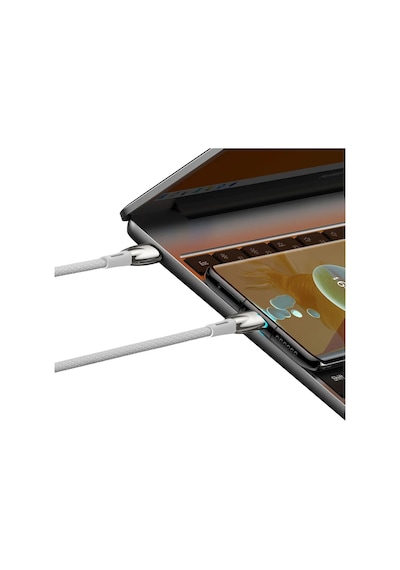 Baseus Glimmer Beyaz Type-c To Type-c 100w Kablo 2m