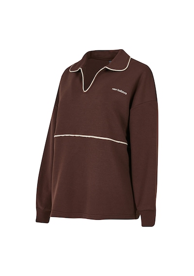 New Balance Nb Lifestyle Kadın Sweatshirt Wnc3402-eas Kahverengi
