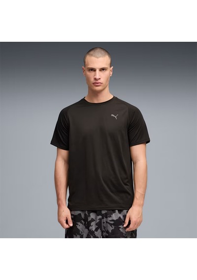 Puma M Pwrtraın Fabrıc Mıx Erkek T-shirt 528535-38 Sarı