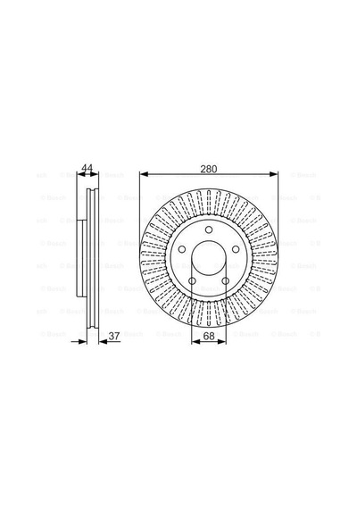 Nissan Juke 1.5Dci 2010-2019 Bosch Ön Disk 2 Adet