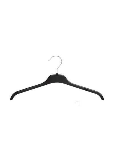 Plastik Üst Giyim Askısı, Gömlek Askısı, Tişört Askısı, Bluz Askısı, Tunik Askısı, Siyah, 10 Adet Pl Diğer