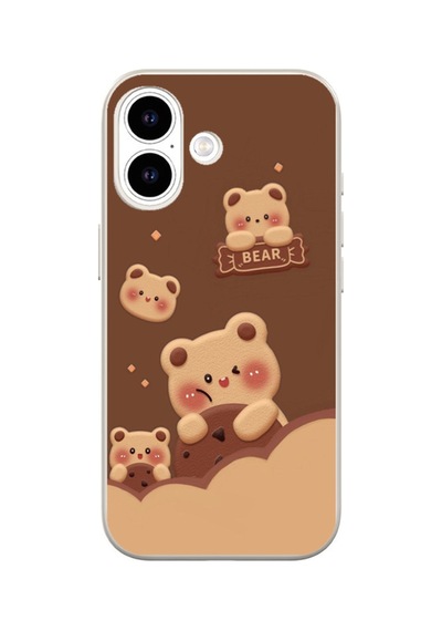 Arvencase Apple iPhone Uyumlu 17 Uyumlu Hd Kalite Orta Sertlikte Baskılı Desenli Silikon Renk95 Renk95