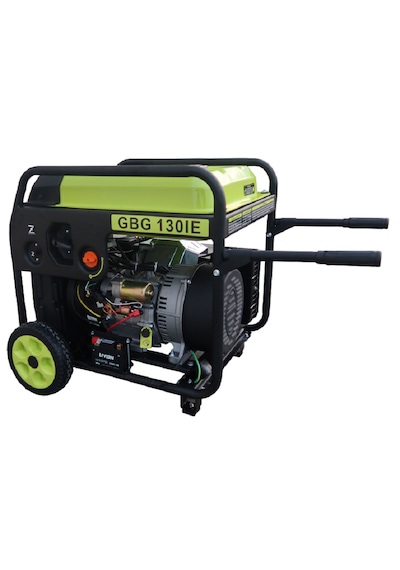 Genpower Gbg 130 Ie Oto Model 13 Kva, Benzinli, Otomatik Transfer Panolu, Tekerlekli, Monofaze 220 Volt Inverter Portatif Jeneratör