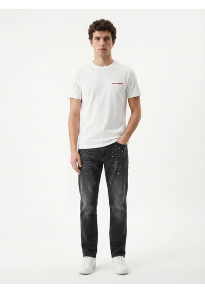 LOFT Regular Fit Erkek Tshirt K.kol Lf2041564 Q1.v1 Beyaz