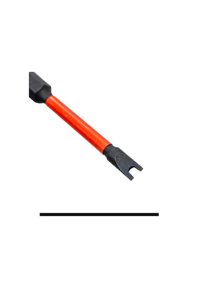 6603 Tri-wing Tw2/ U-shaped U6 Vidalama 2'li Bits Uç Seti 75mm