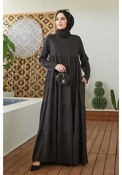 Neways 6400-Parça Boya  Elbise Siyah