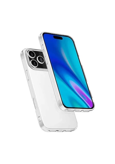 Apple Uyumlu iPhone 17 Pro Şeffaf Kılıf Silikon Ve Esnek Seffaf