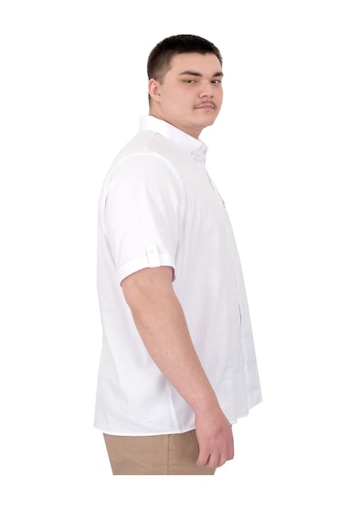 Mode Xl Büyük Beden Erkek Gabardin Gömlek Everyday Essentials U25602 Beyaz Beyaz