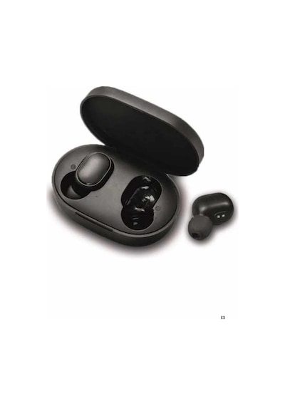 Kulaklık Dijital Göstergeli Bluetooth Bağlantılı Kablosuz Kulak İçi Mikrofonlu Dokunmatik Kontrol 1