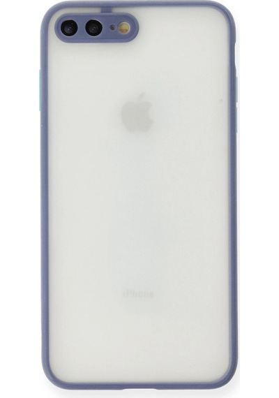 Apple Uyumlu iPhone 7 Plus Kılıf Montreal Silikon Kapak Gri,
