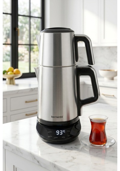 Bernardo Nova 1.7 L Dijital Çelik Çay Makinesi