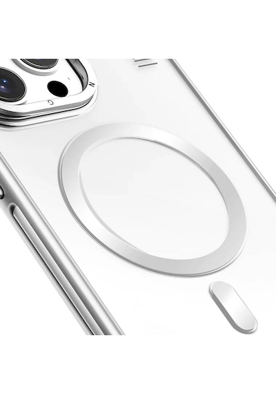 Apple Uyumlu iPhone 14 Pro Max Kılıf Magsafe Şarj Özellikli Youngkit Crystal Grid
