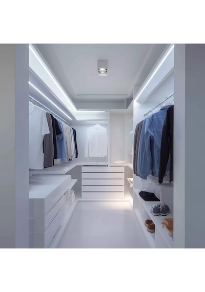 Cata Ct-4540b 120 Çipli İç Mekan Şerit Led 10 Watt - Yüksek Lümenli Parlak Beyaz Işık Aydınlatma - 5 Metre Beya