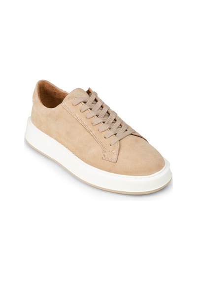 Deery Erkek Hakiki Süet Bej Sneaker Ayakkabı - E4182mbeje01 Bej