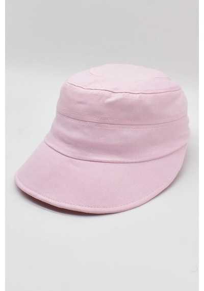 Bayan Trend Güneş Koruyucu Şapka Pembe - Açık Pembe