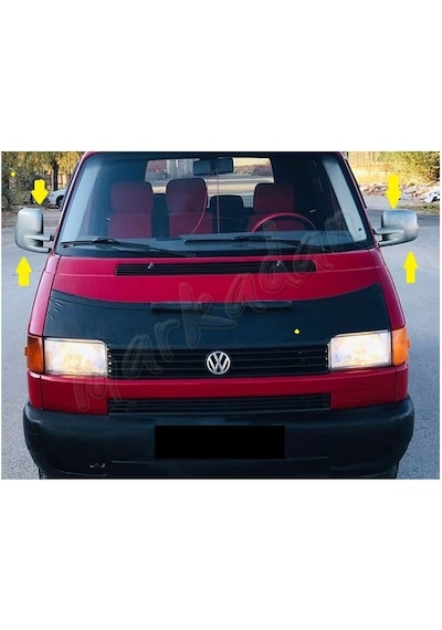 Woc Chrome Vw T4 Caravelle Krom Ayna Kapağı 1995-2003 2 Parça  Abs