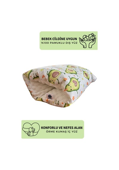 Emzirme Destek Kolluğu Çift Taraflı, Avokado Desen, Kol Yastığı Model