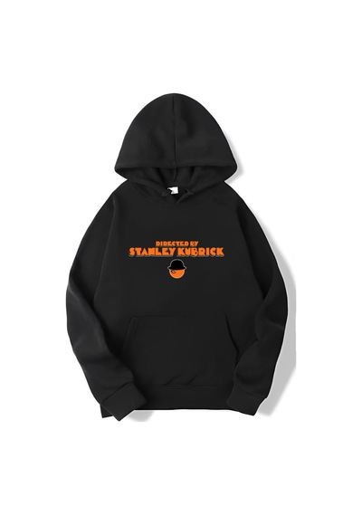 Brz Collection Unisex Oversize Directed By Stanley Kubrick Hoodie Siyah